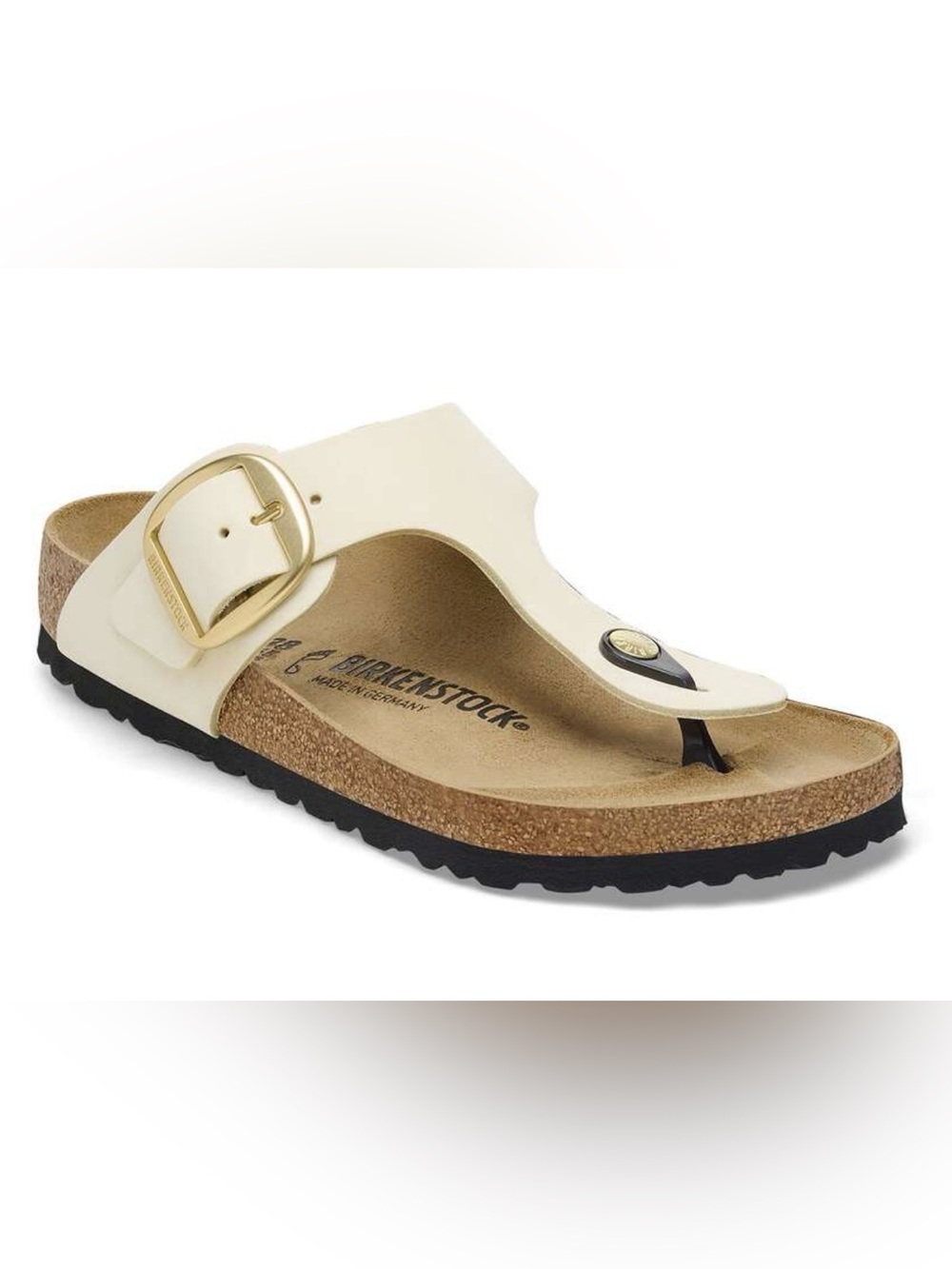 Birkenstock Big Buckle Nubuck Gizeh Sandals